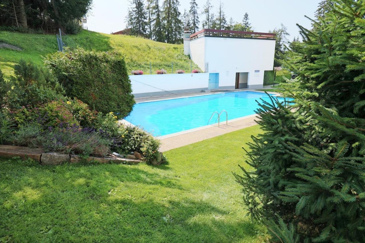 Appartement Cosy Et Renove Au Coeur De La Station Crans-Montana Exterior foto